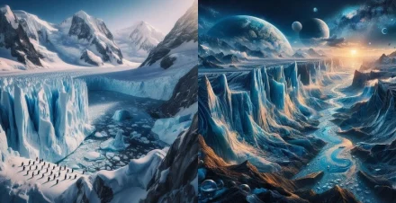 Misterioasa lume a ghețarilor: O minune naturală