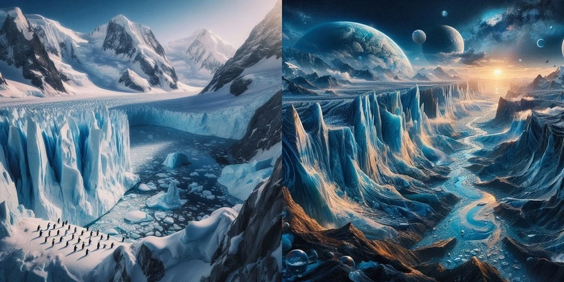 Misterioasa lume a ghețarilor: O minune naturală