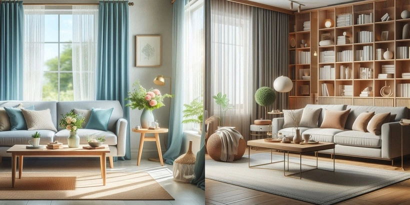 Cu ce asortam draperiile în living?