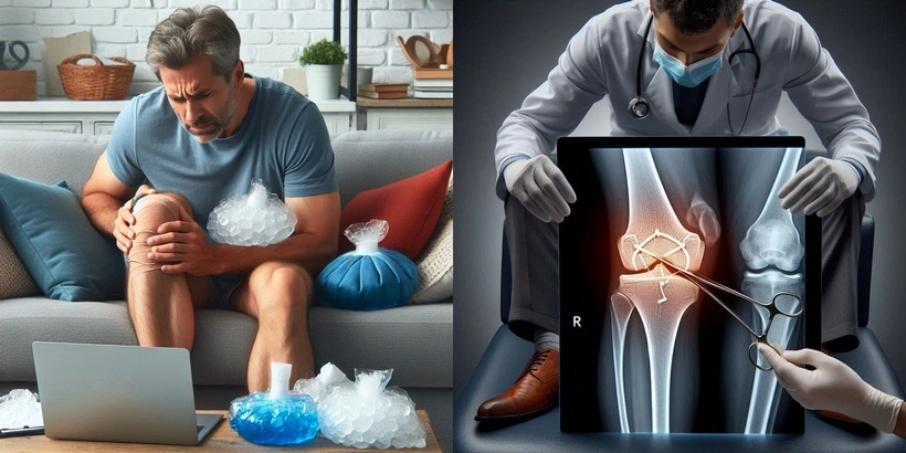 De ce mă doare genunchiul după artroscopie?